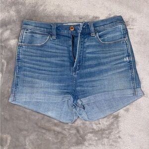 Abercrombie & Fitch High Rise Denim Shorts